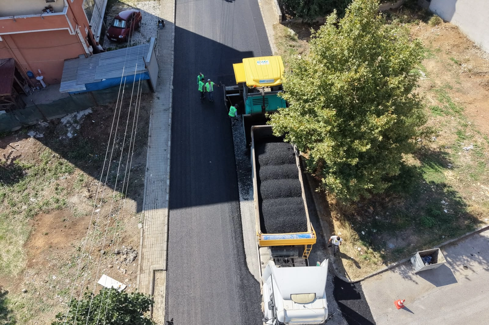Gebze yolları yenileniyor
