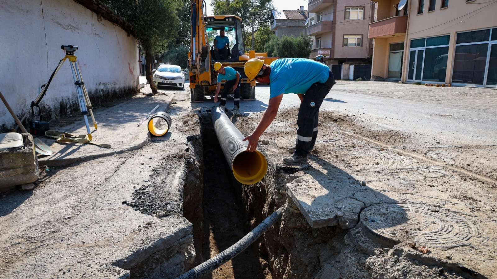 Sakarya'da Ankara Caddesi’nin yağmursuyu altyapısı yenileniyor