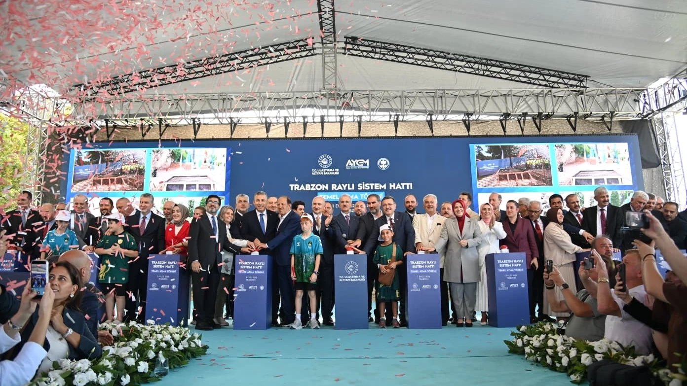 Trabzon’da raylı sistem için butona basıldı!