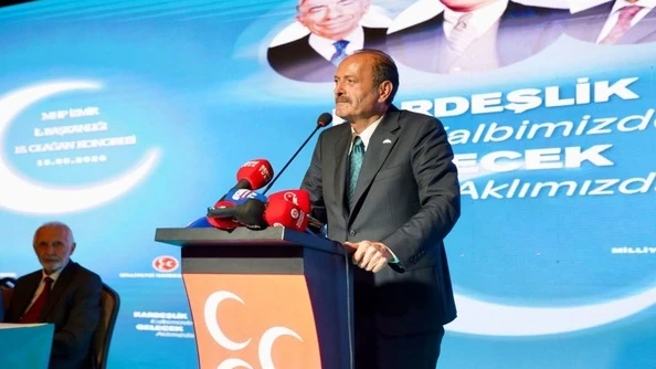 MHP İzmir'de Veysel Şahin güven tazeledi