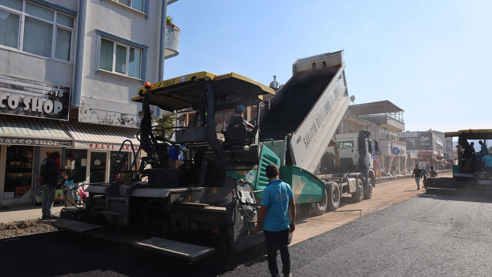 Sakarya Arifiye Atatürk Caddesi’nin üstyapısında son aşama