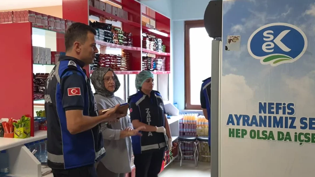 Kocaeli Gebze’de okul kantinlerine zabıta denetimi