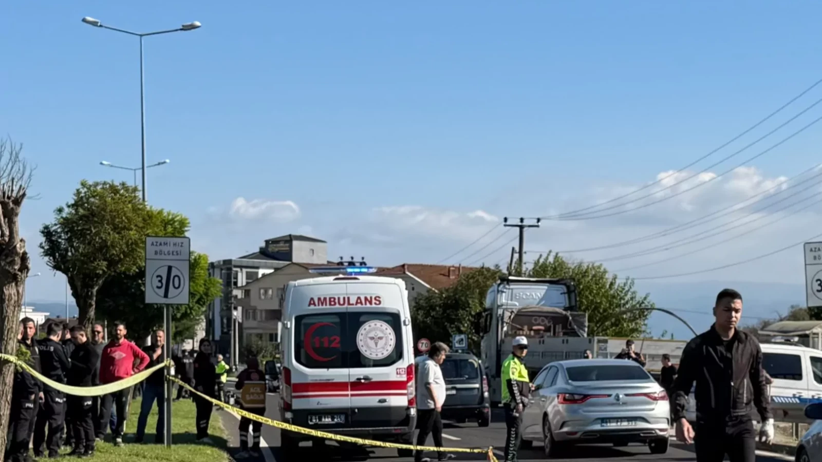 Düzce’de motosiklet yayaya çarptı: 1 ölü, 1 yaralı
