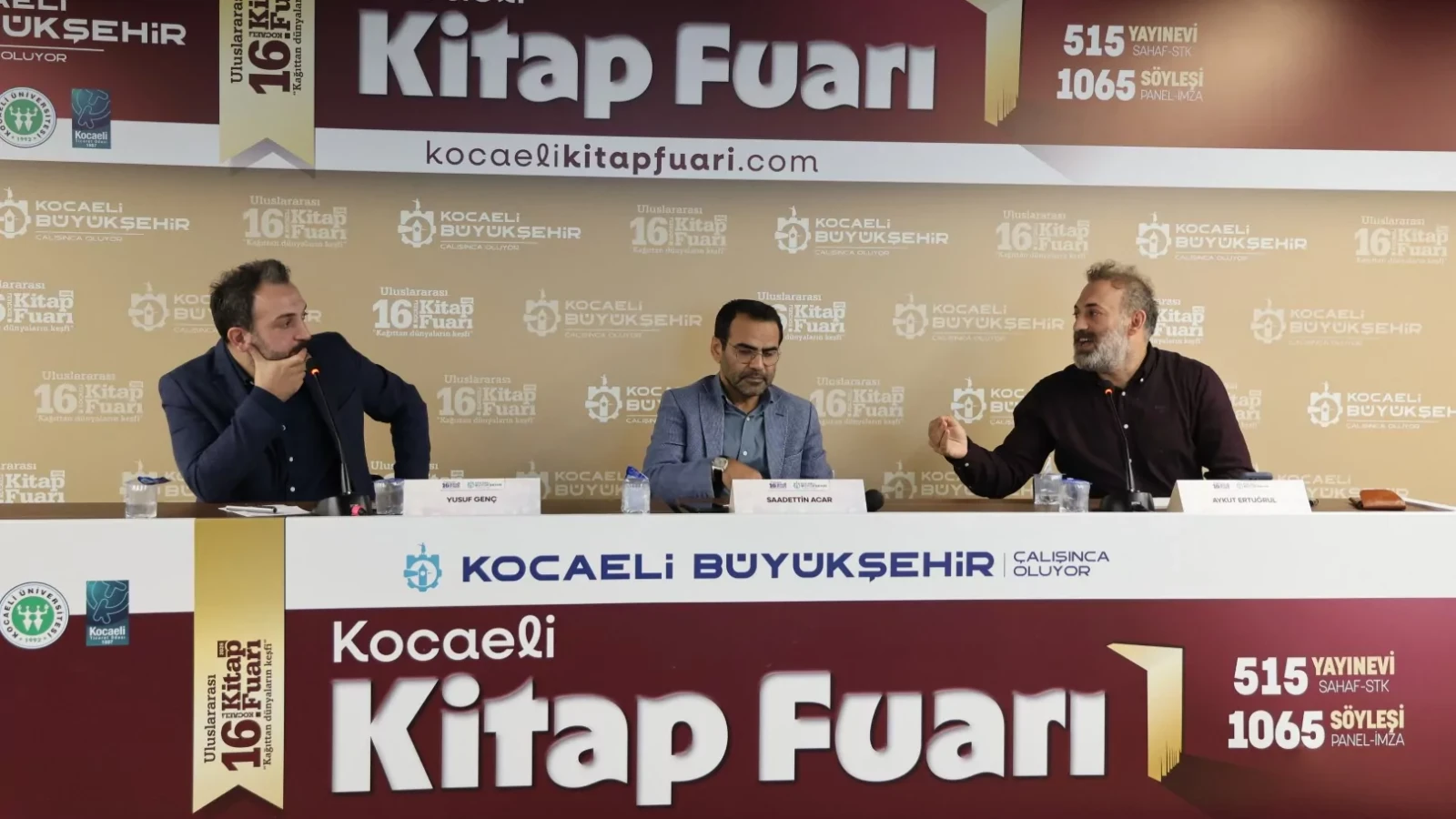 Kocaeli Kitap Fuarı’nda romanlarla yakın tarih söyleşisi