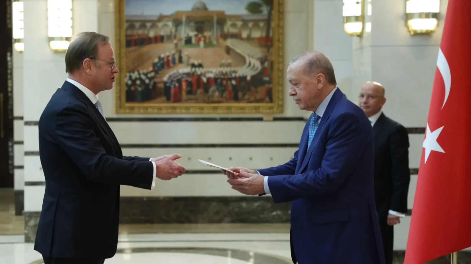Cumhurbaşkanı Erdoğan, 5 ülkenin Büyükelçisini kabul etti