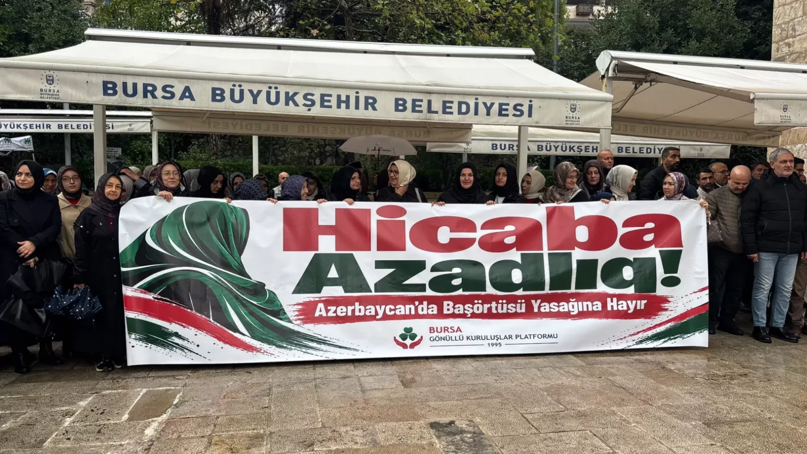 Bursa Gönüllü Kuruluşlar'dan Azerbaycan’daki başörtüsü yasağına tepki