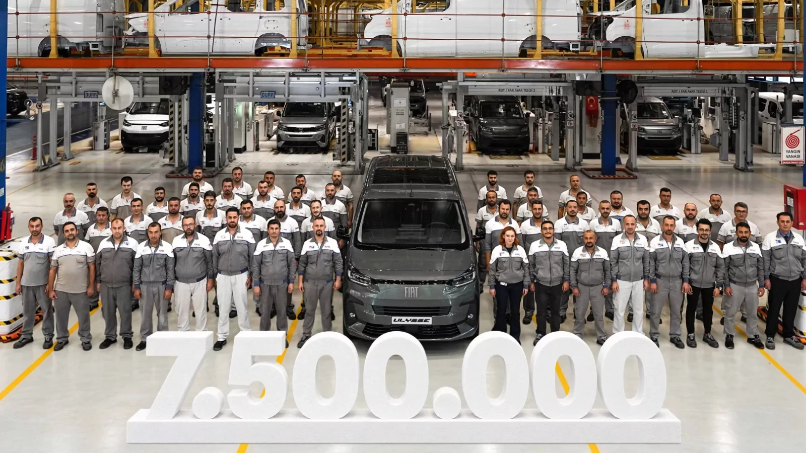 Tofaş'ın 7,5 milyonuncu aracı banttan indi