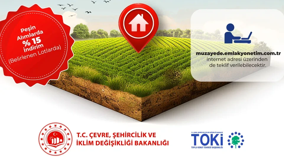 TOKİ’den 61 ilde 725 arsayı satışa çıkardı