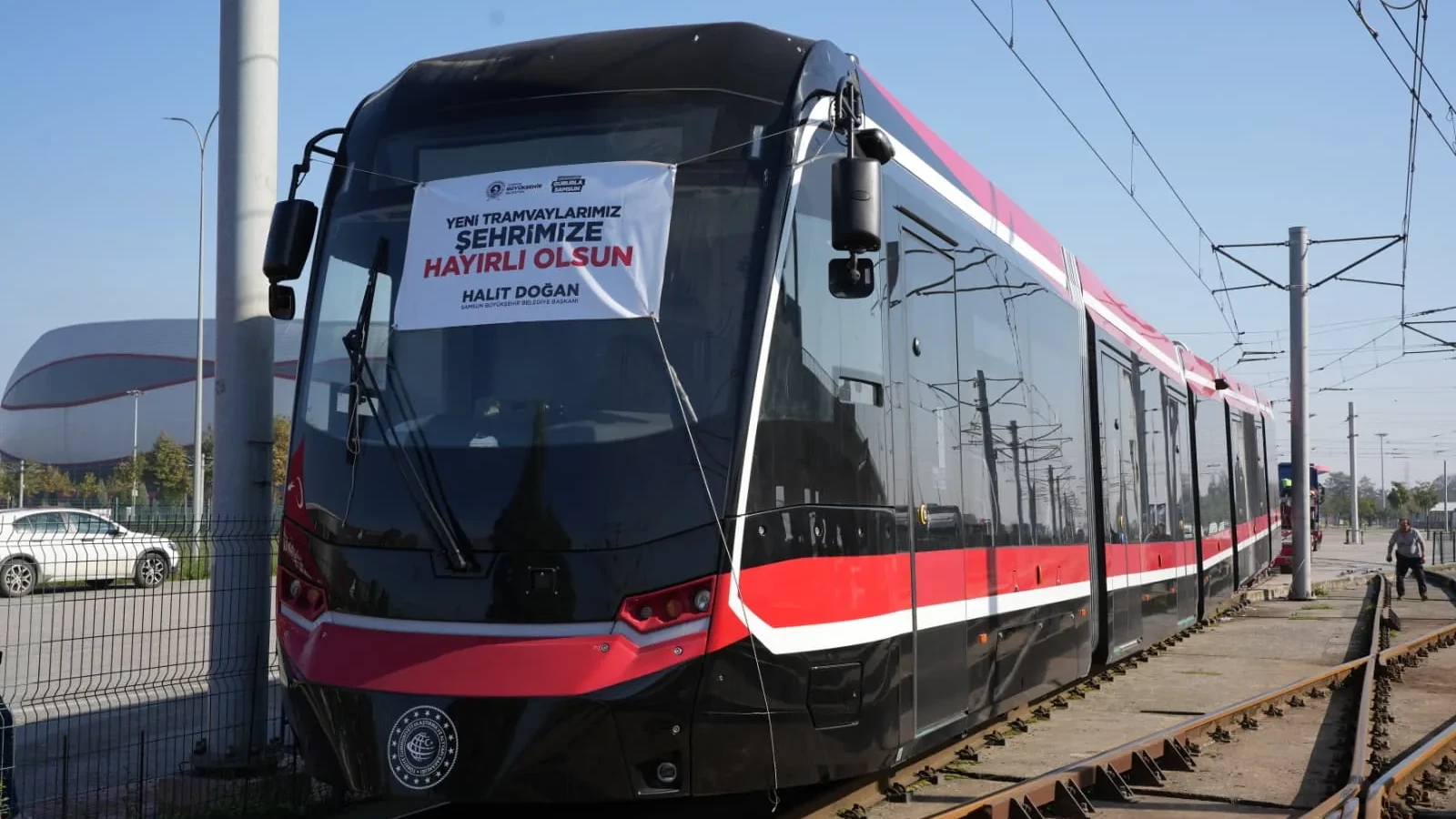 Samsun’a dördüncü yeni tramvay ulaştı