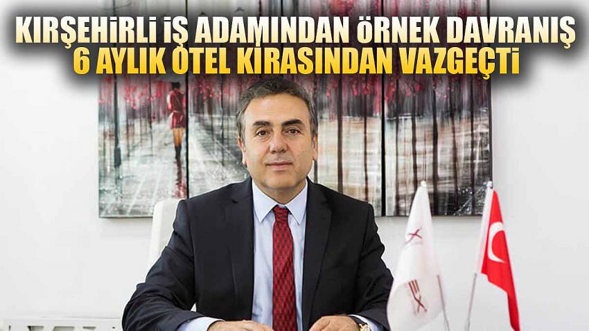 Kırşehirli İş Adamından Örnek Davranış