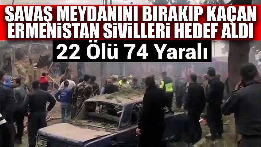Ermenistan Yine Sivilleri Hedef Aldı