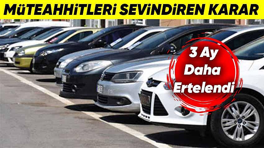 Müteahhitleri Sevindiren Karar