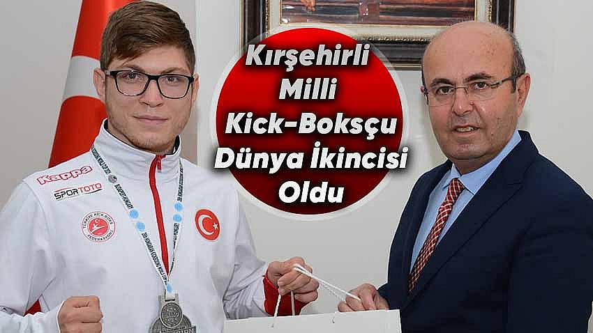 Kırşehirli Milli Kick-Boksçu Dünya İkincisi Oldu