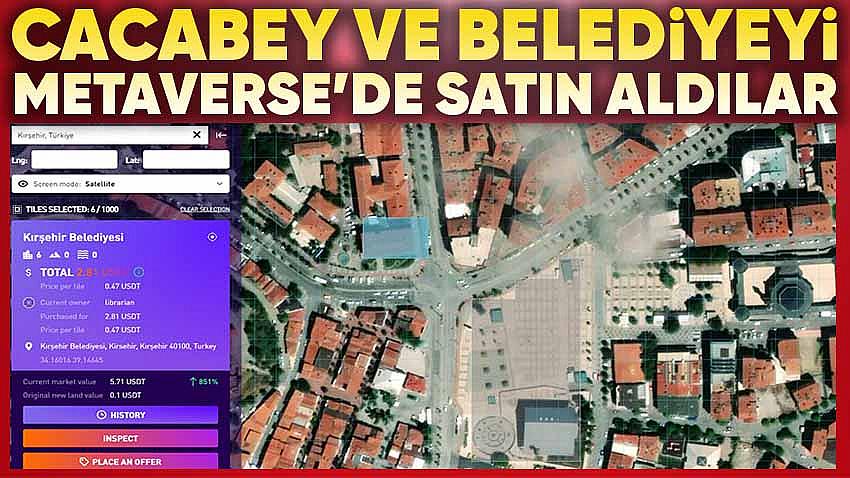 Cacabey ve Belediyeyi Metavarse'de Satın Aldılar