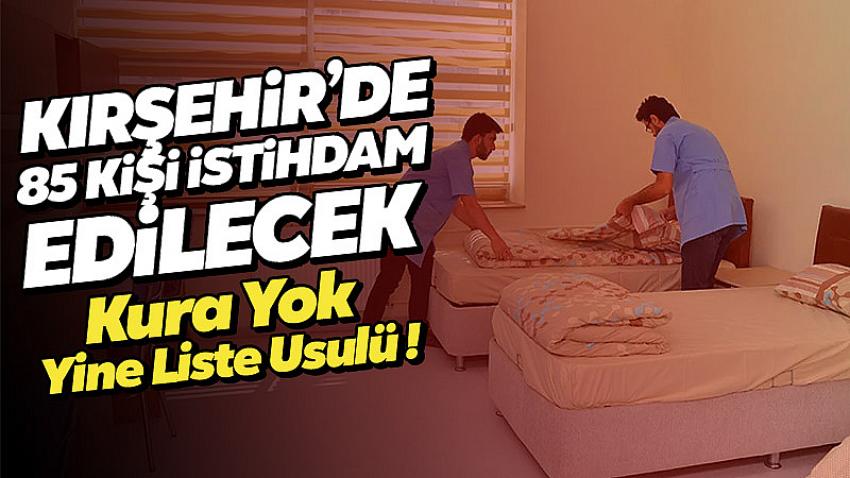 Kırşehir'de TYP Kapsamında 85 Kişi İstihdam Edilecek