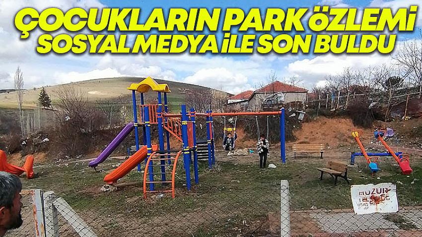 Çocukların Park Özlemi Sosyal Medya İle Son Buldu