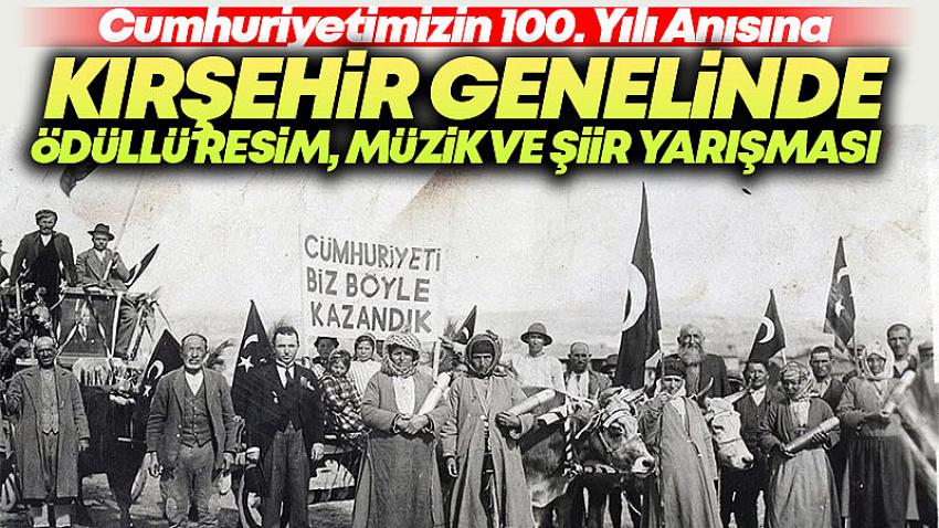 Kırşehir Genelinde Ödüllü Resim, Müzik ve Şiir Yarışması