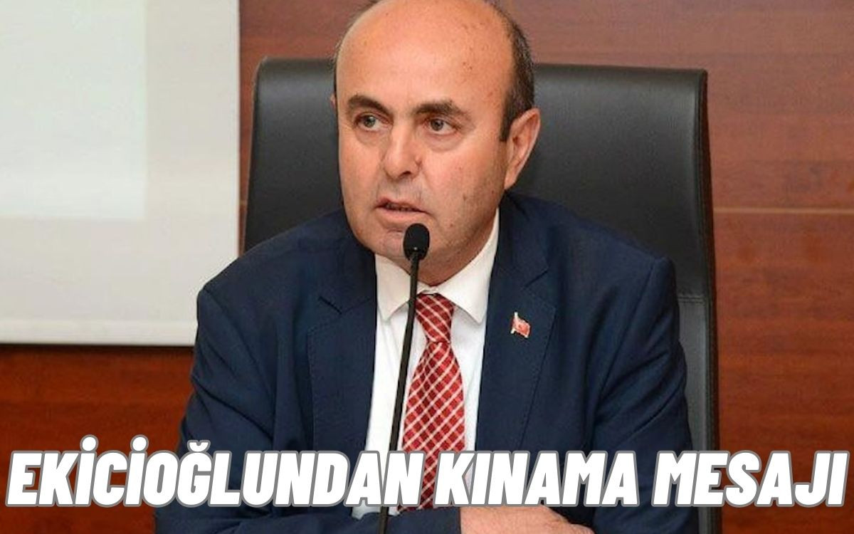 Selahattin Ekicioğlu'ndan İsrail'e Kınama Mesajı