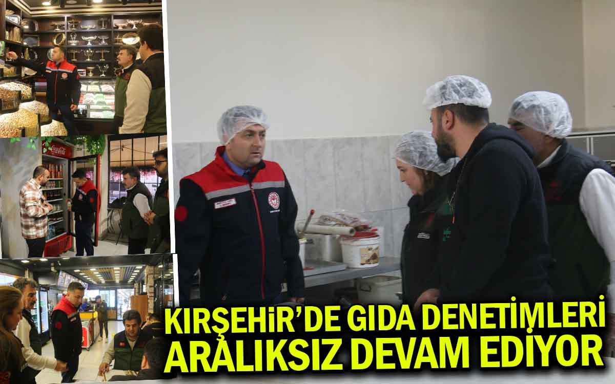 Kırşehir'de Gıda Denetimleri Aralıksız Devam Ediyor