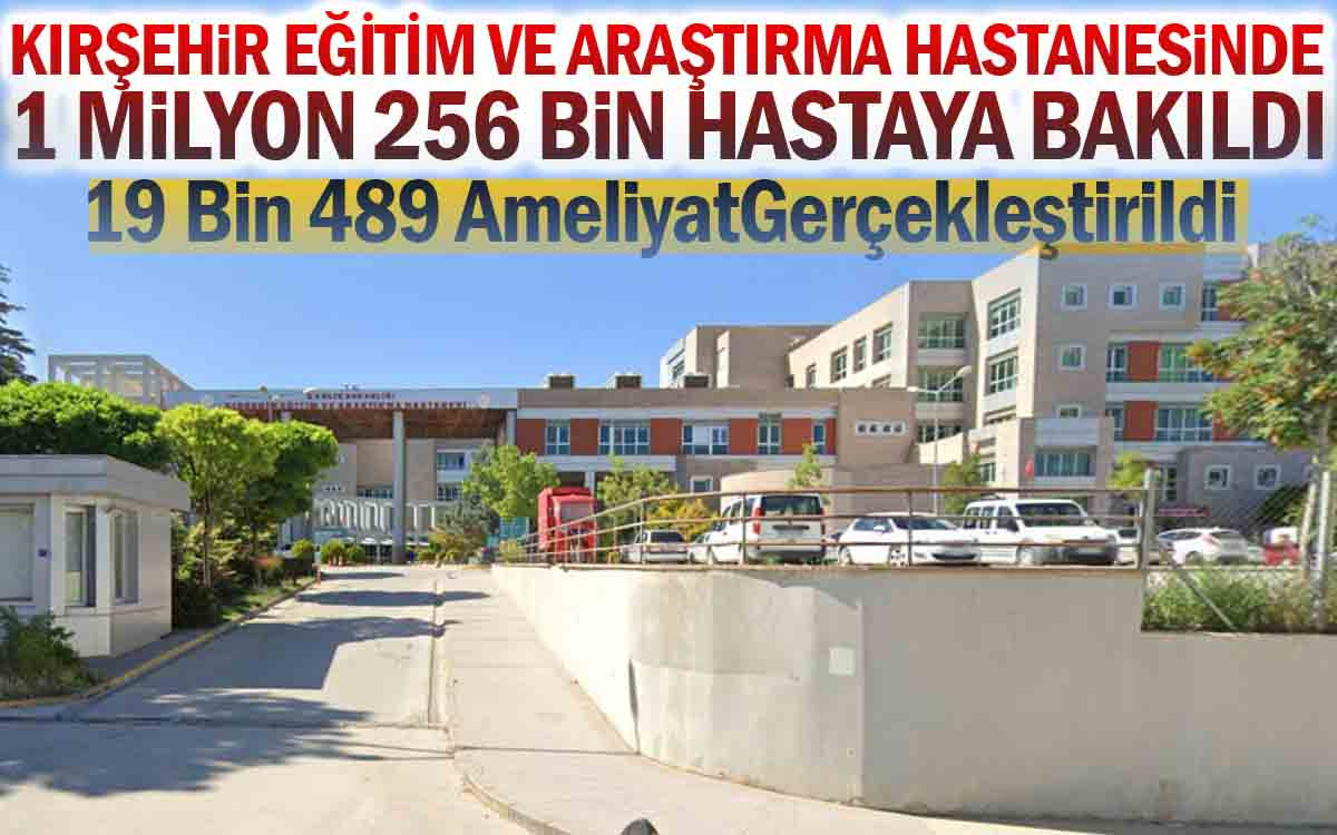 Kırşehir Eğitim ve Araştırma Hastanesi İstatistikleri