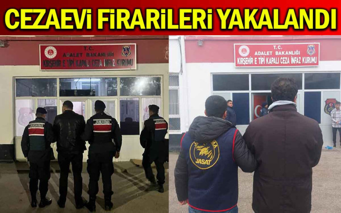 Cezaevi Firarileri Kırşehir'de Yakayı Ele Verdi
