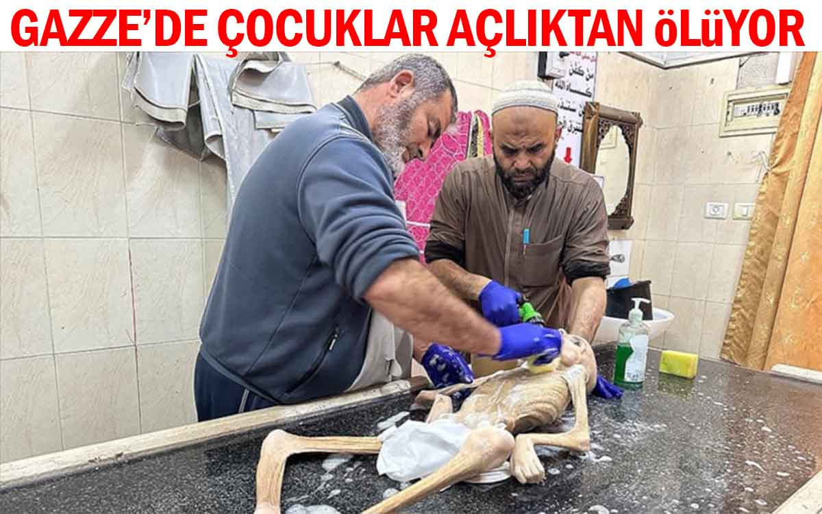 Gazze'de Çocuklar Açlıktan Ölüyor
