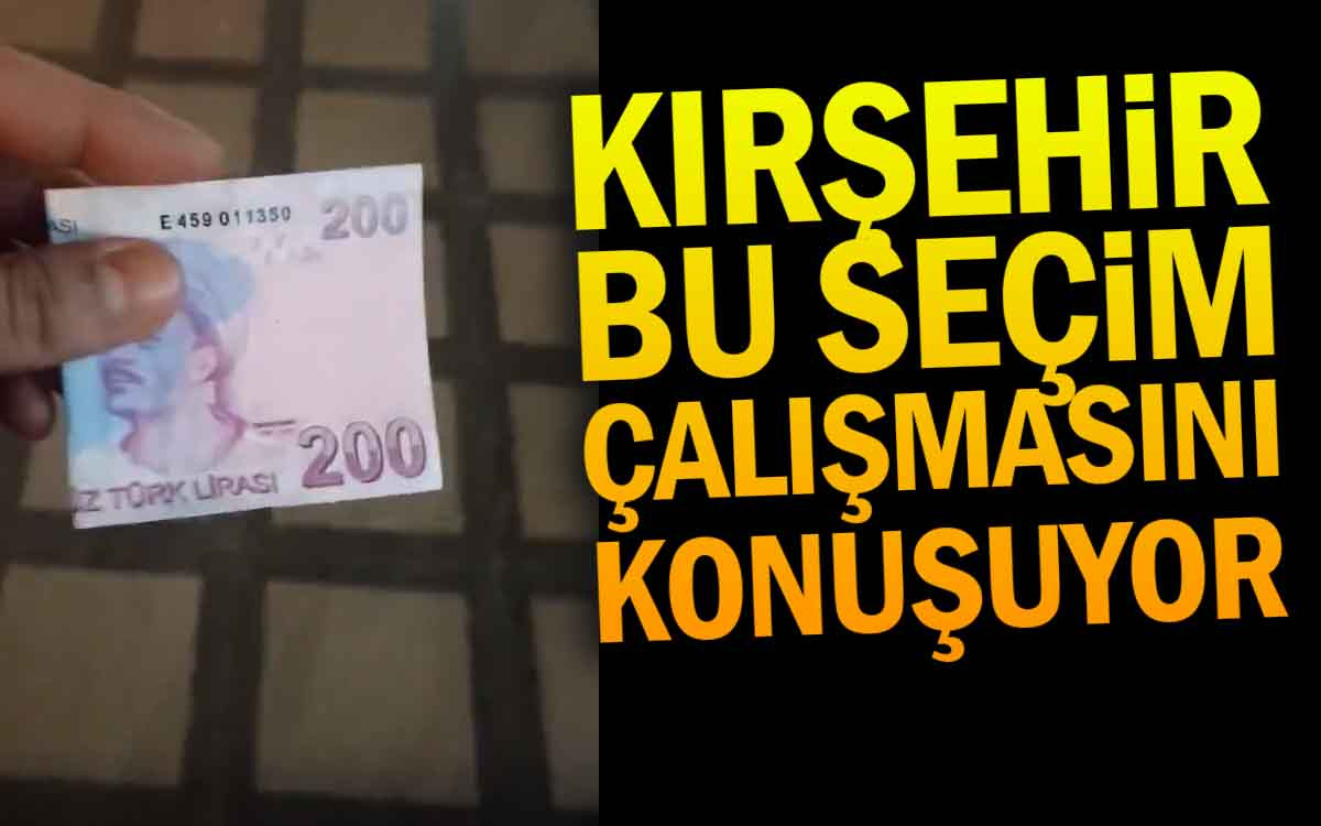Kırşehir'de Sıradışı Seçim Çalışması