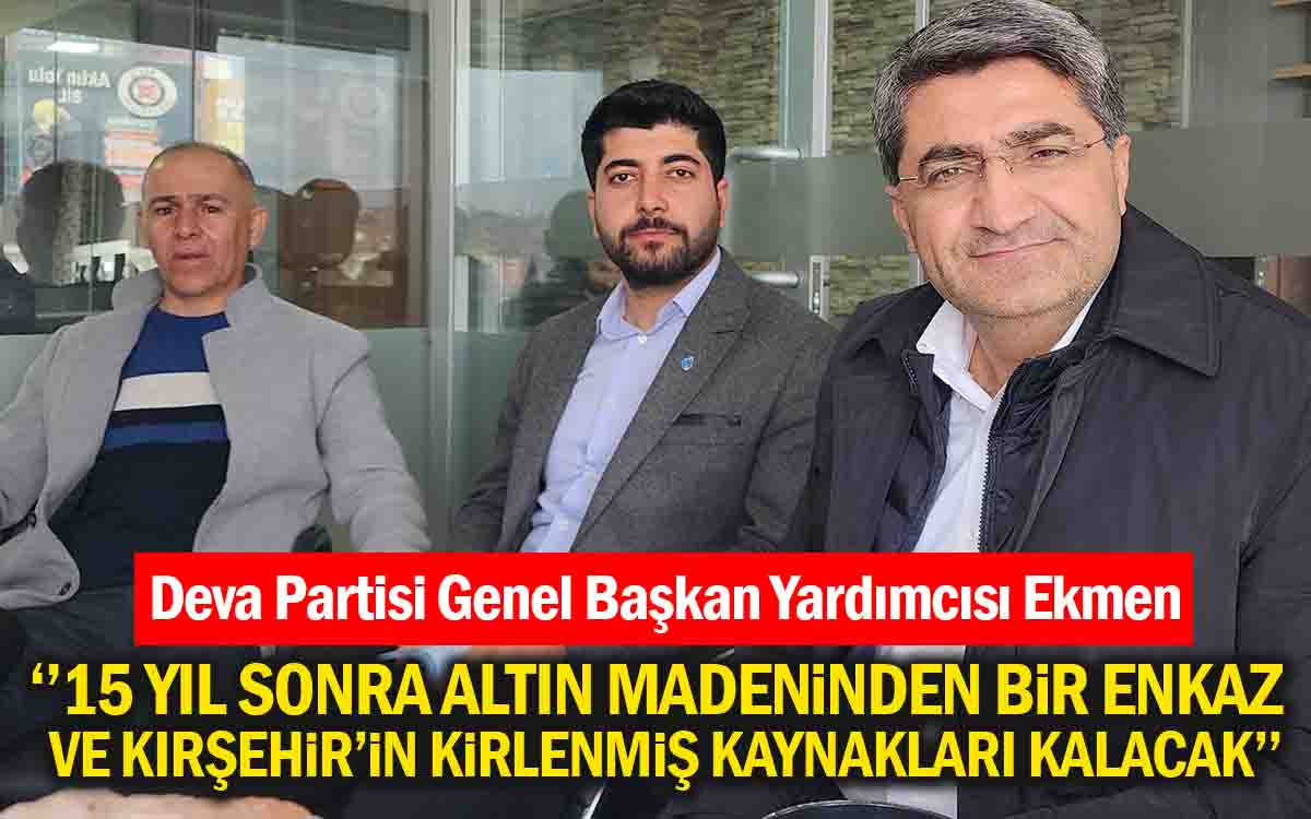 DEVA Partisi Genel Başkan Yardımcısı Ekmen'den Gazetemize Ziyaret