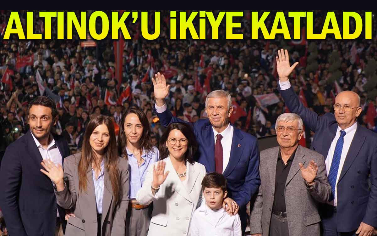 Mansur Yavaş Altınok'u İkiye Katladı