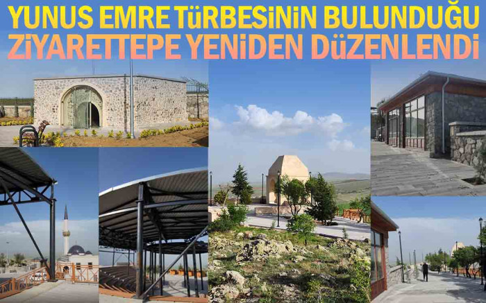 Yunus Emre Türbesi'ndeki Çalışmalar Tamamlandı