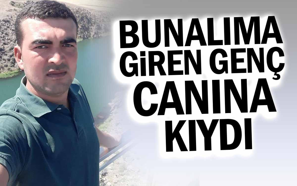 Bunalıma Giren Genç Canına Kıydı