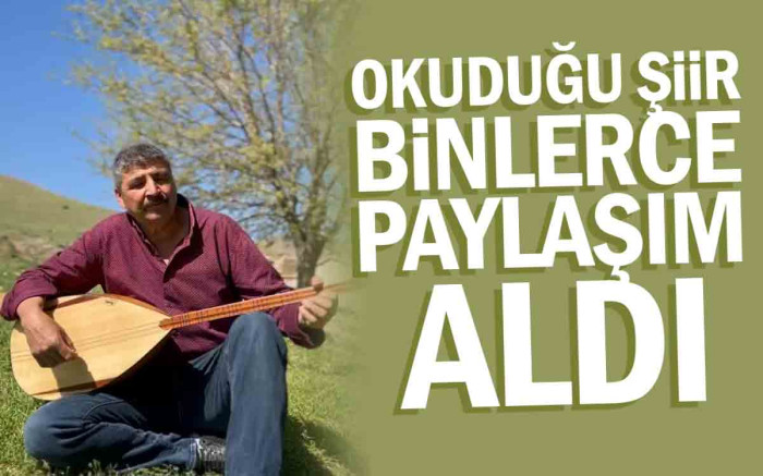   Okuduğu Şiir Binlerce Paylaşım Aldı