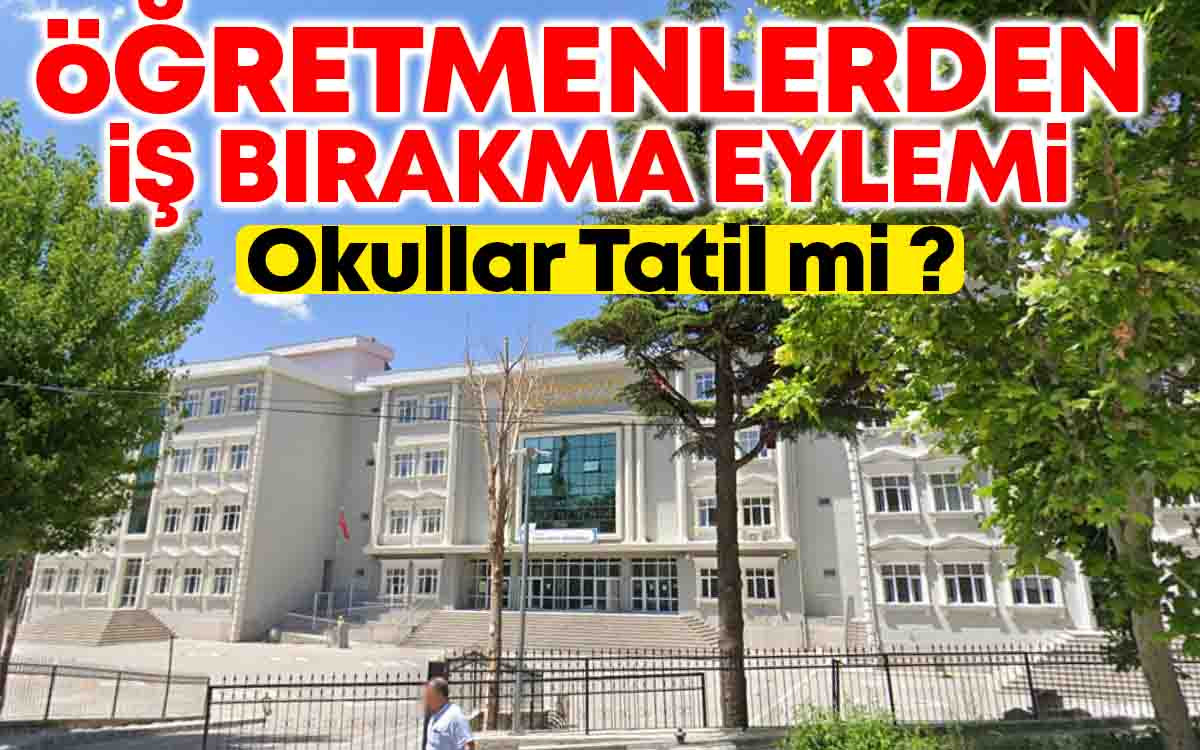 Kırşehir'de Öğretmenlerden İş Bırakma Eylemi