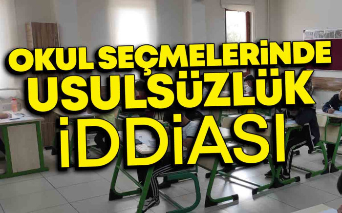 Okul Seçmelerinde Usulsüzlük İddiası