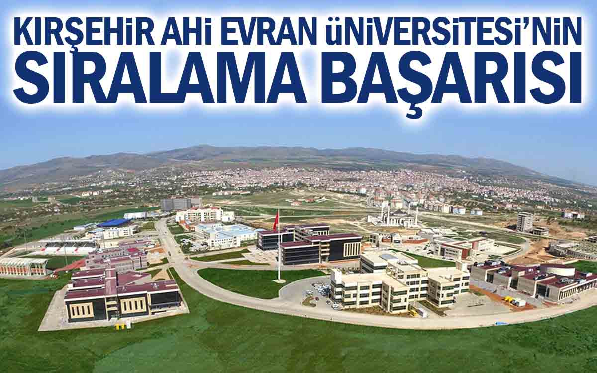 Kırşehir Ahi Evran Üniversitesi'nin Sıralama Başarısı