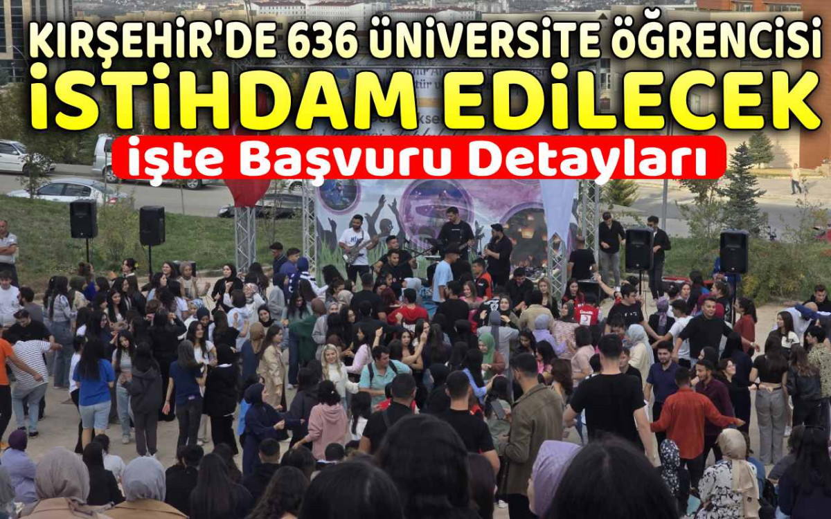 Kırşehir'de 636 Üniversite Öğrencisi İstihdam Edilecek