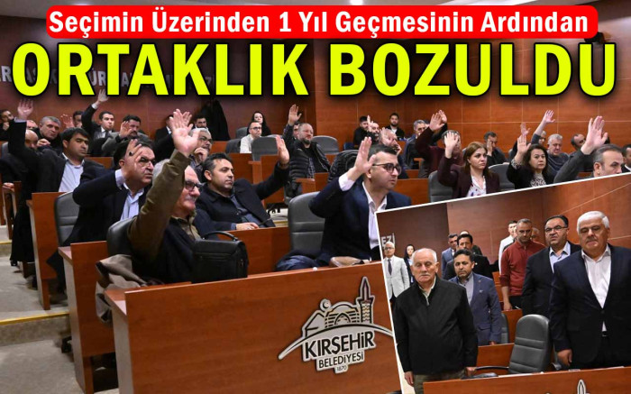 Seçimin üzerinden 1 yıl geçti ortaklık bozuldu