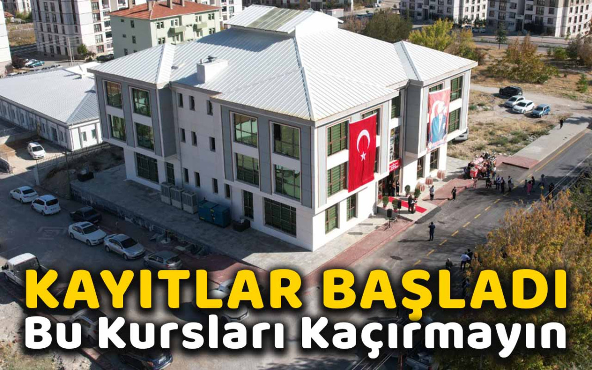 Bağbaşı Aile Yaşam Merkezi kurs kayıtları başladı