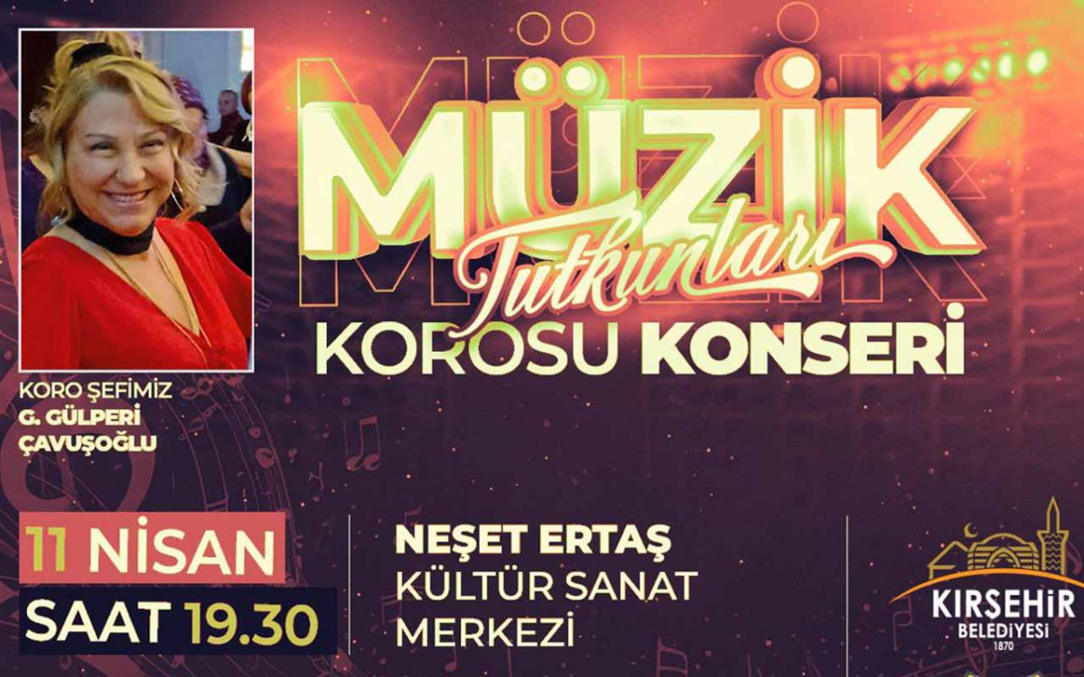 Kırşehir'de müzik tutkunları konseri