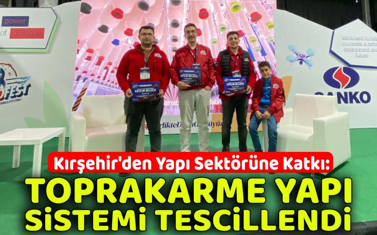 Çevreci yapı projesine Türk Patent Kurumu’ndan tescil onayı