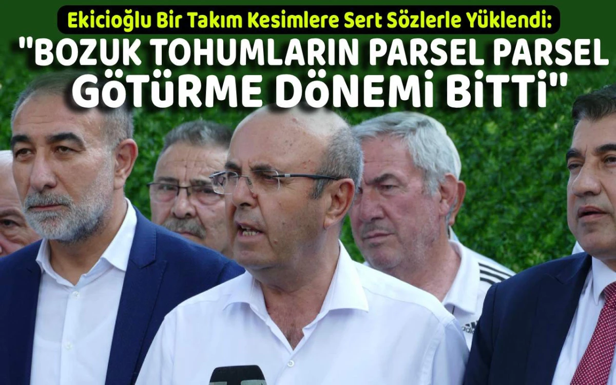 Bozuk tohumların parsel parsel götürme dönemi bitti