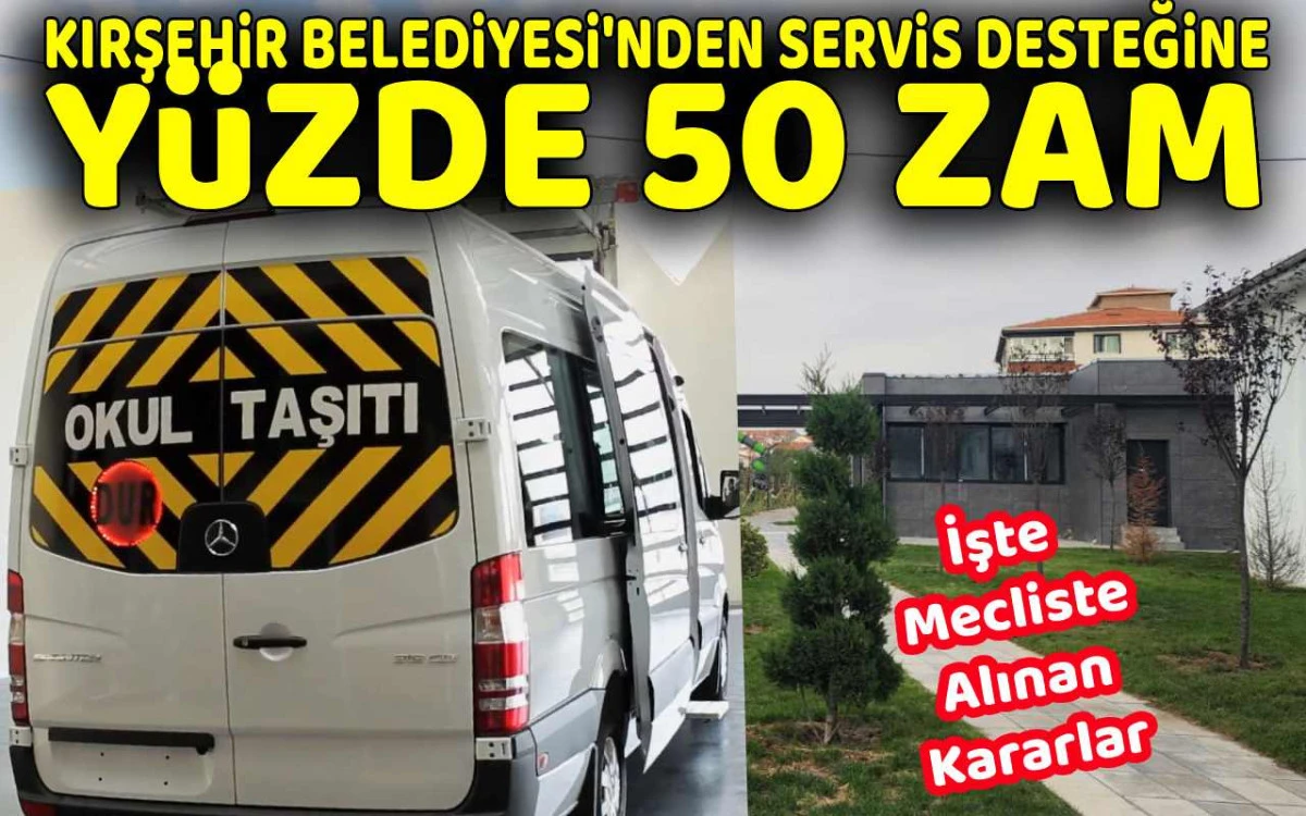 Kırşehir'de öğrenciler için ulaşım desteği arttırıldı