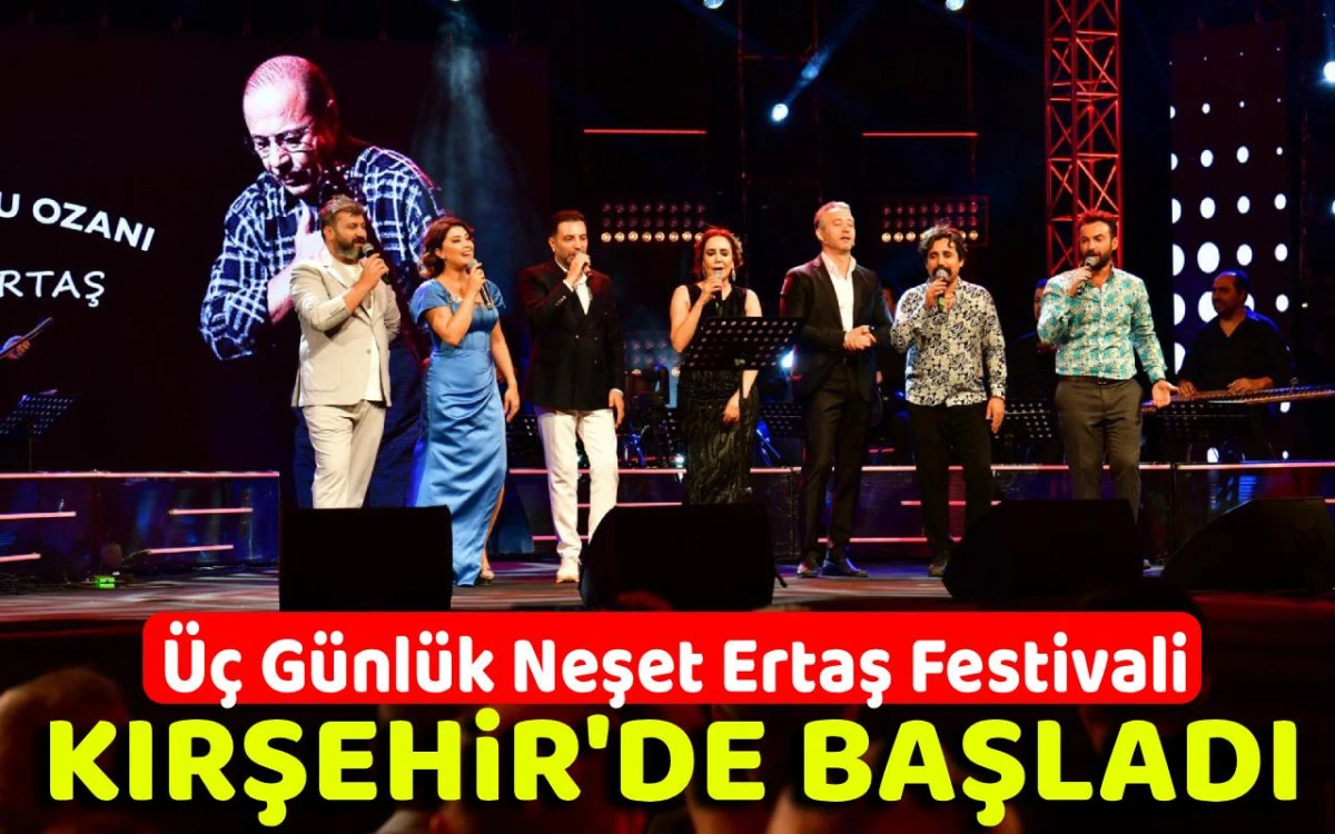 Üç günlük Neşet Ertaş Festivali Kırşehir'de başladı