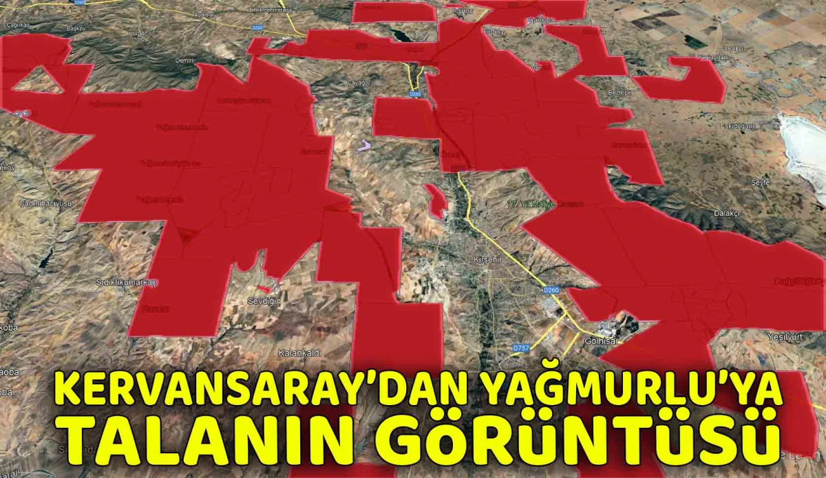 Kervansaray'dan Yağmurlu'ya talanın görüntüsü