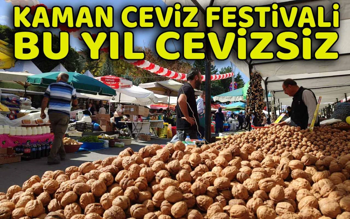 Kaman Ceviz Festivali bu cevizsiz kaldı