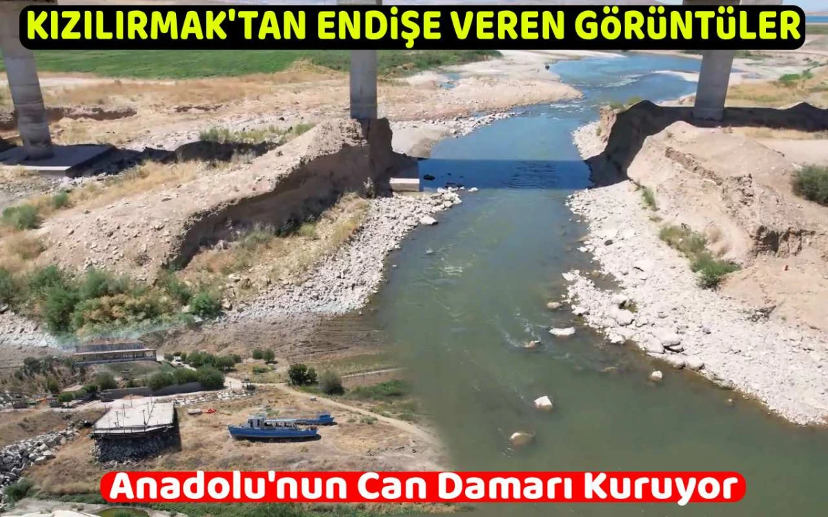 Kızılırmak alarm veriyor: su seviyesi düştü, maden tehdidi kapıda