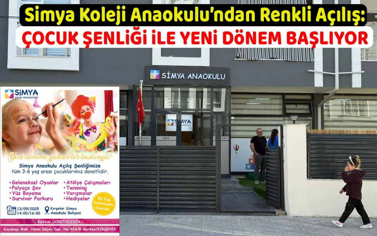 Simya Koleji Anaokulu, yeni döneme şenlikle merhaba diyor