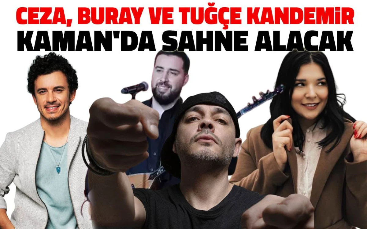 Buray, Tuğçe Kandemir ve Ceza Kaman’da sevenleriyle buluşacak