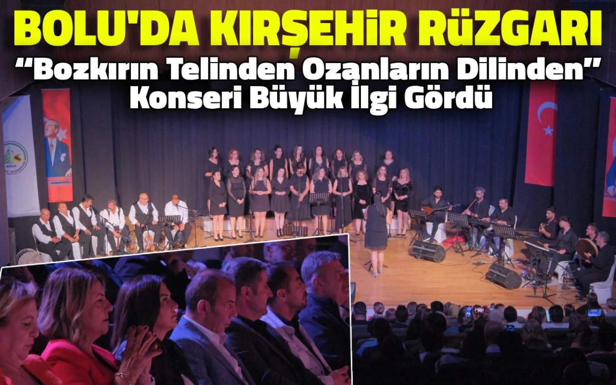 “Bozkırın Telinden Ozanların Dilinden” konseri büyük ilgi gördü
