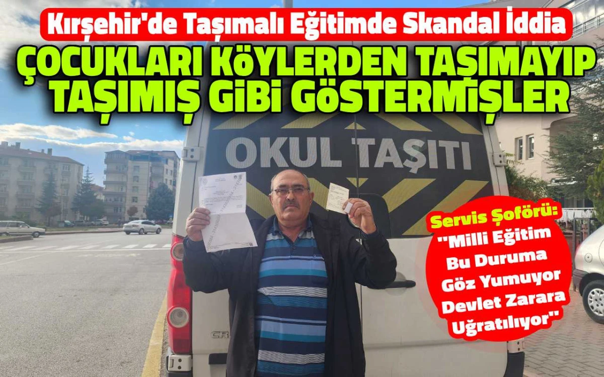 Taşımalı eğitimde kamera oyunu: Şok eden usulsüzlük iddiası